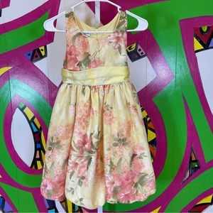 Bonnie Jean, Floral Girls Dress Up Dress. Size 12. In good used condition!
